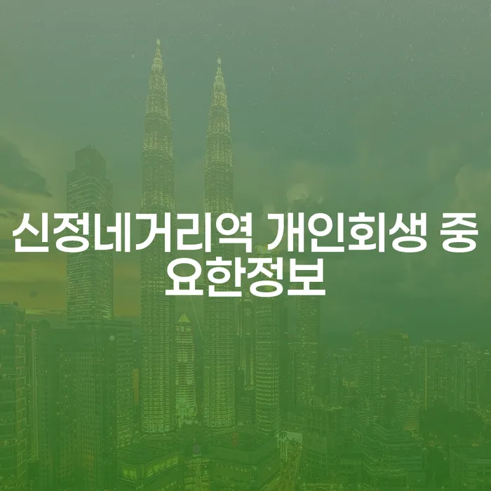 신정네거리역 개인회생 중요한정보