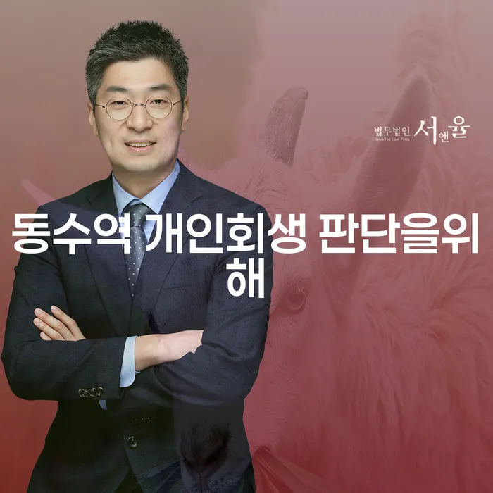 동수역 개인회생 판단을위해