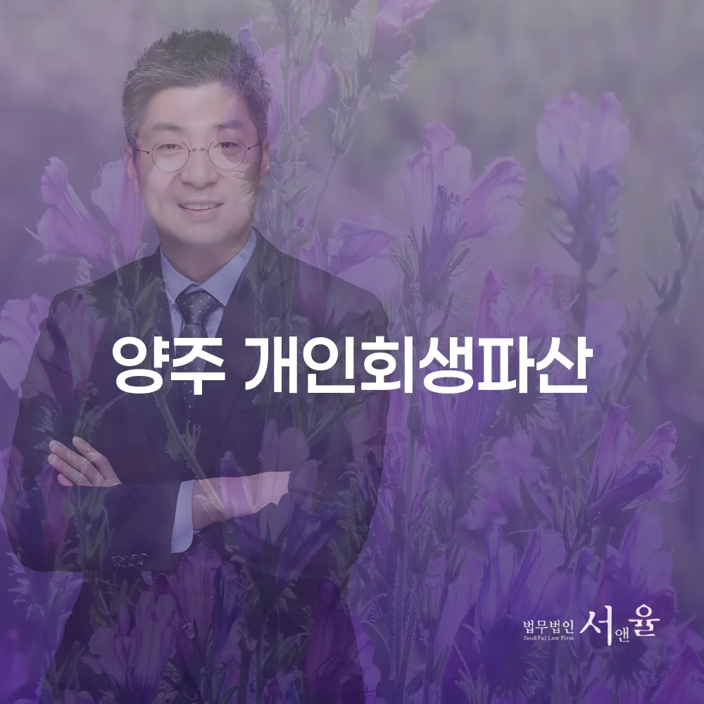 양주 개인회생과 개인파산의 이해