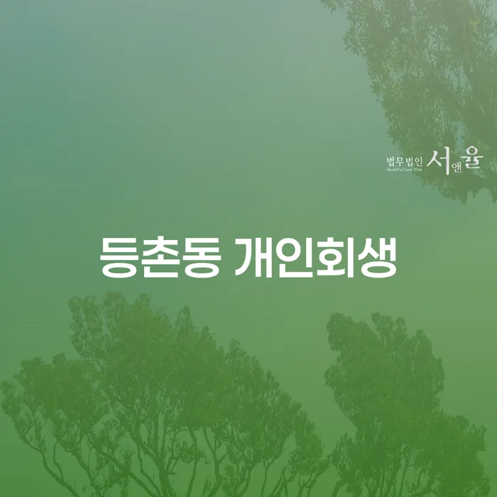 등촌동 개인회생, 재정적 어려움을 해결하는 최선의 선택일까요?