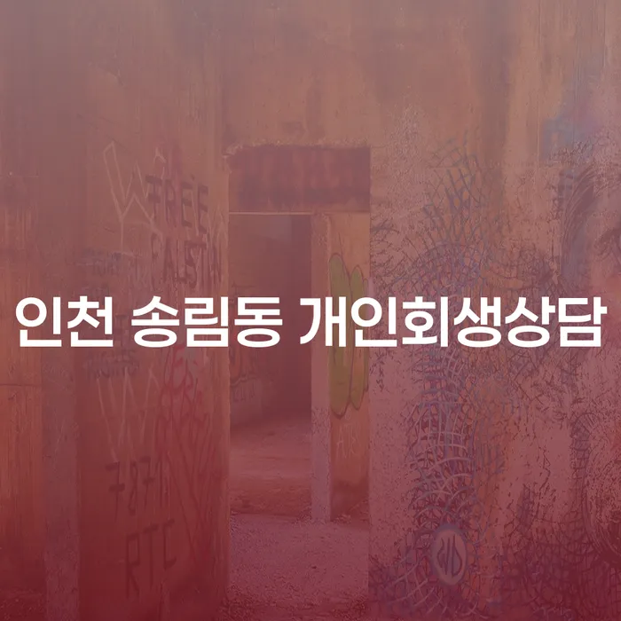 개인회생 신청, 인천 송림동에서 어떻게 시작해야 할까요?